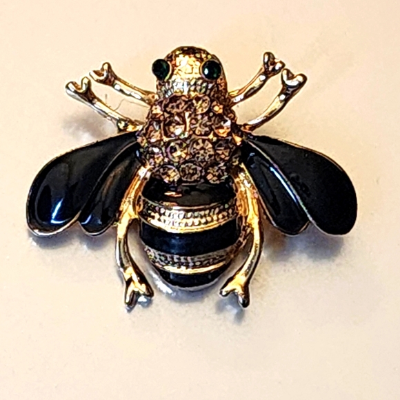 Fashion Jewelry Jewelry - Brooch Bumble Bee Brooch Beautiful Enamal wings & Stunning  crystals